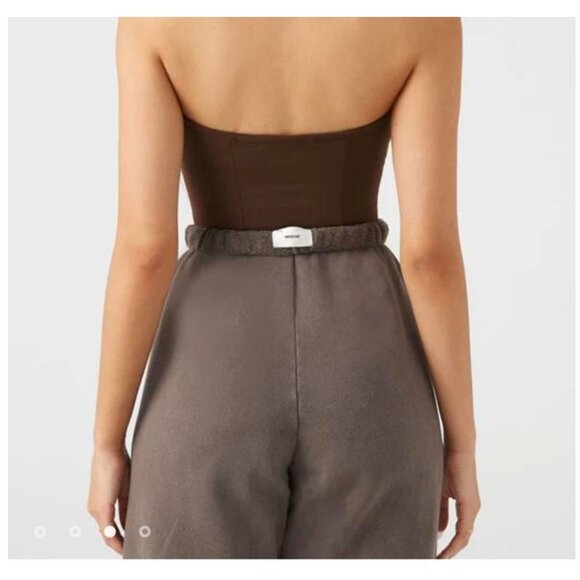Joah Brown Bustier Tube Top - Picture 4 of 7
